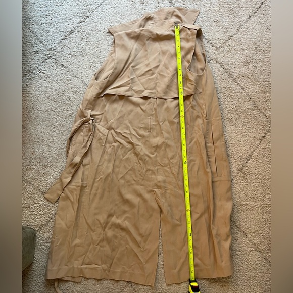 Massimo Dutti Sleeveless Trench Coat Small - Picture 6 of 7